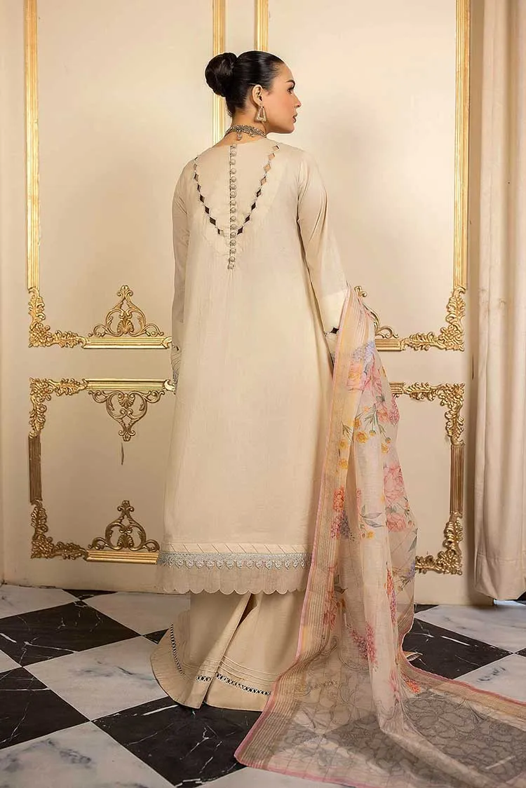 02 Creamy Life Anaya Luxury Lawn Collection