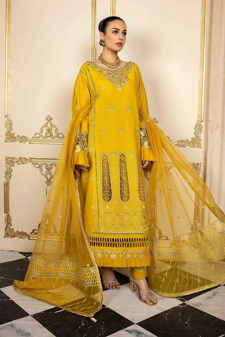 04 Golden Glow Anaya Luxury Lawn Collection