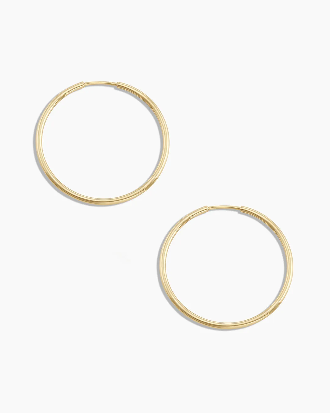 14k Gold Classic Hoops