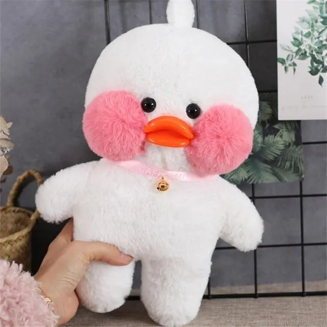 30cm Cute Plush LaLafanfan Cafe Duck Lovely Cartoon Plush Toy Stuffed Soft Kawaii Duck Doll Animal Pillow For Children Gifts