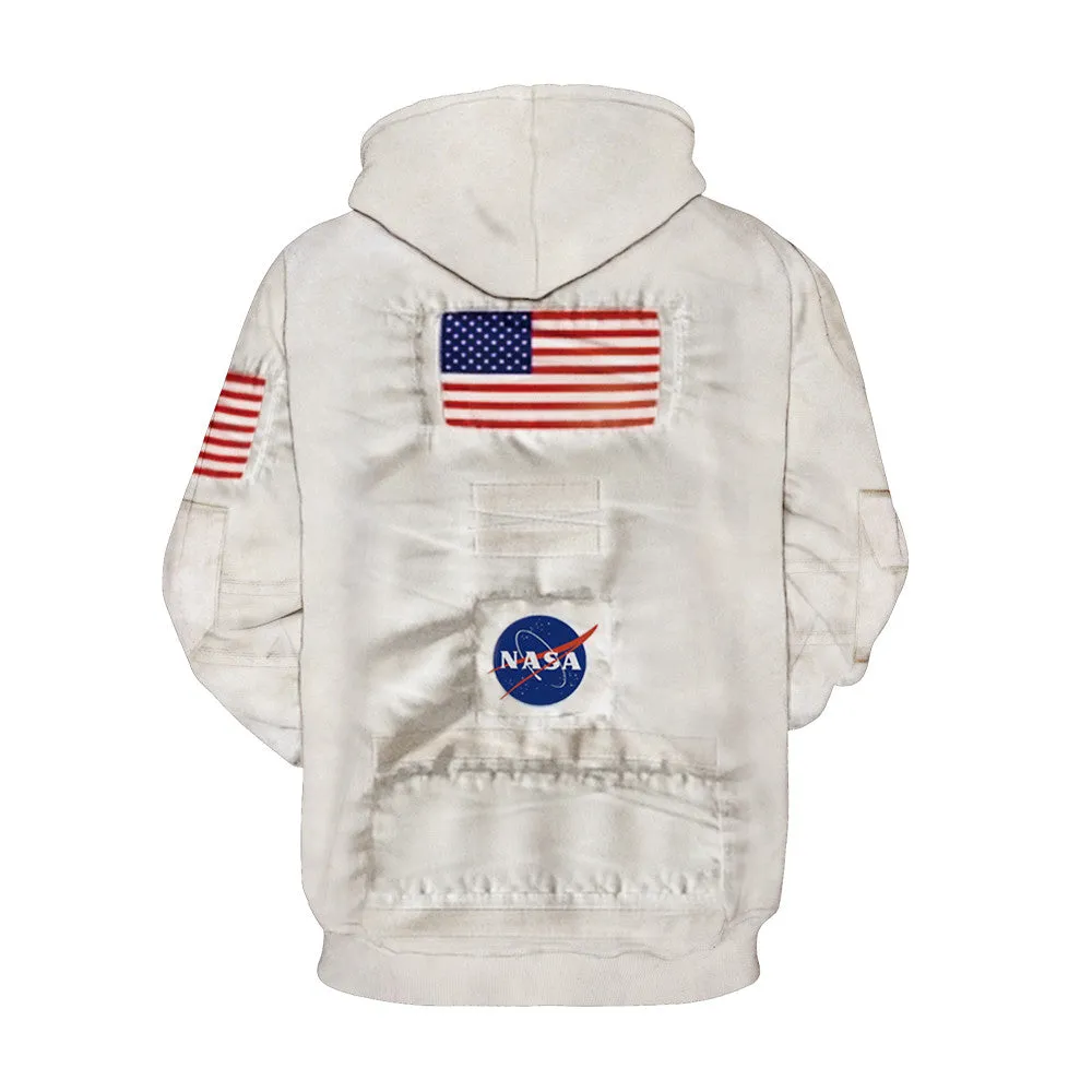 3D Armstrong Space Suite Hoodies Men/Women Casual Spacesuit