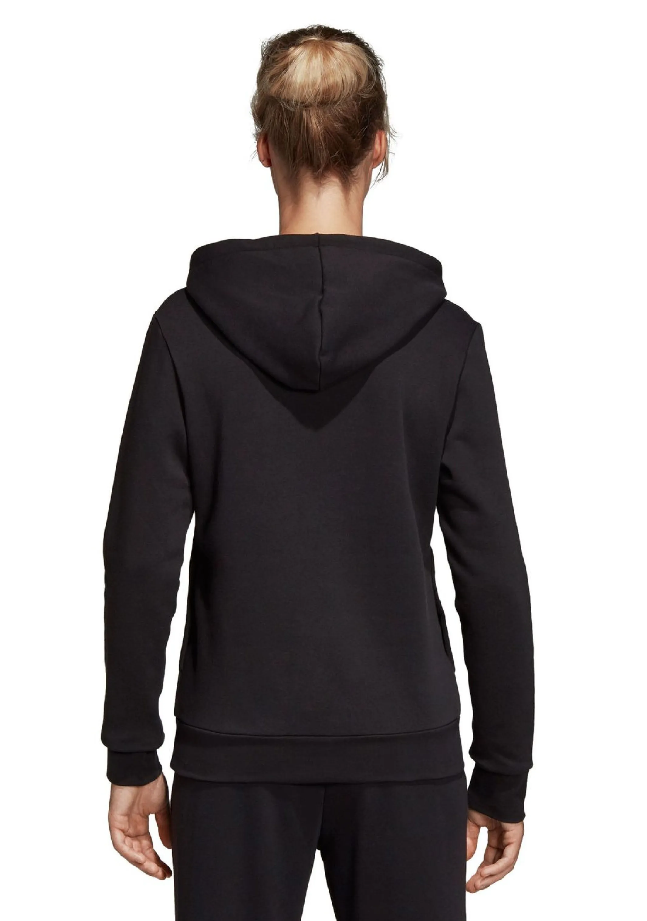 Adidas Womens Essentials Linear Cotton Hoodie Full Length <br> DP2364