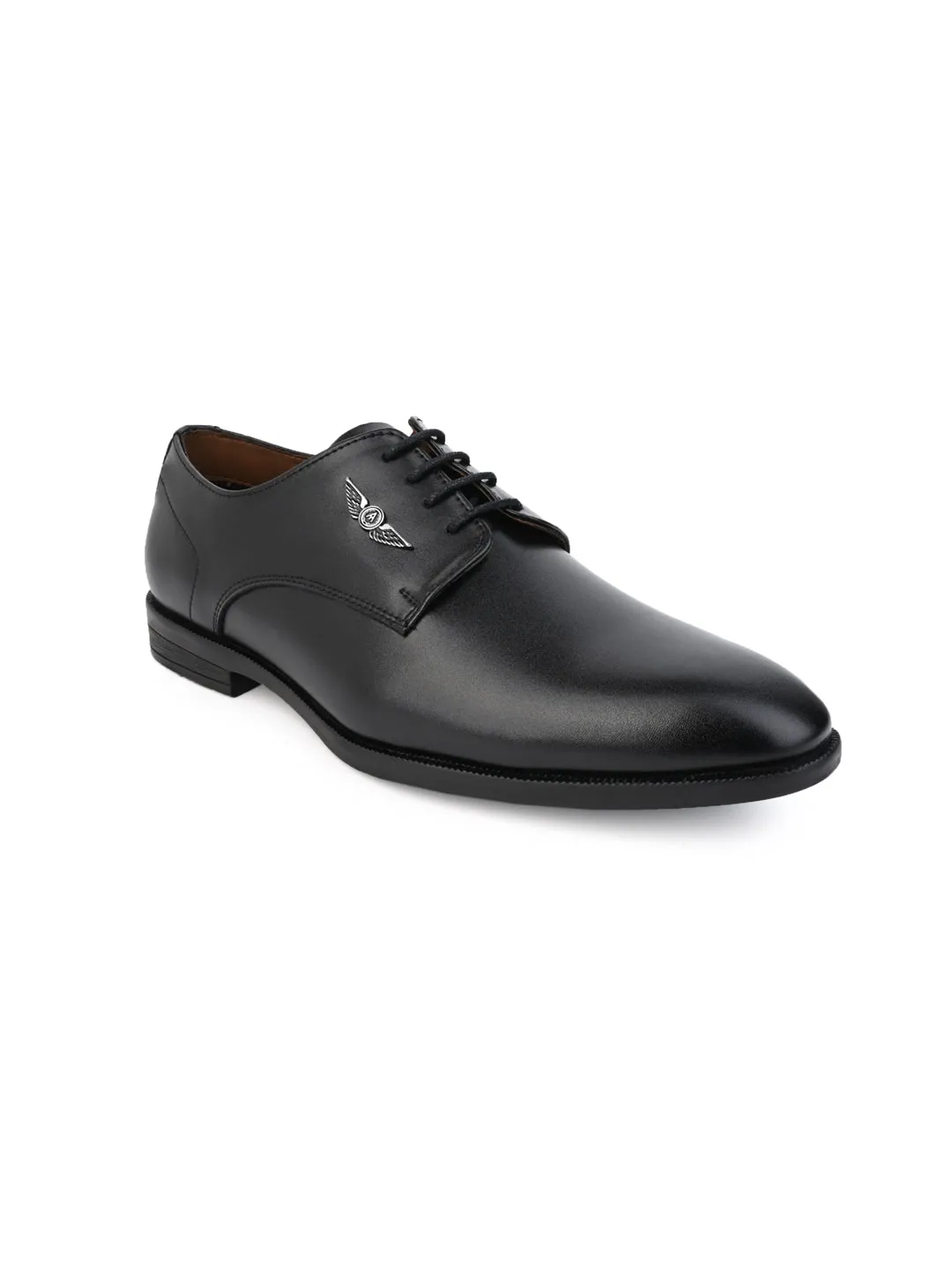 Alberto Torresi Black Laceup formal Shoes