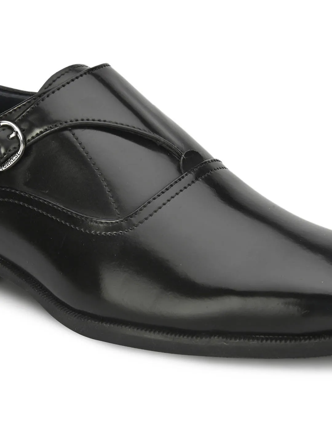 Alberto Torresi Mens Black Slip-On Formal Shoes - Stylish, Comfortable & Elegant Footwear for Any Occasion