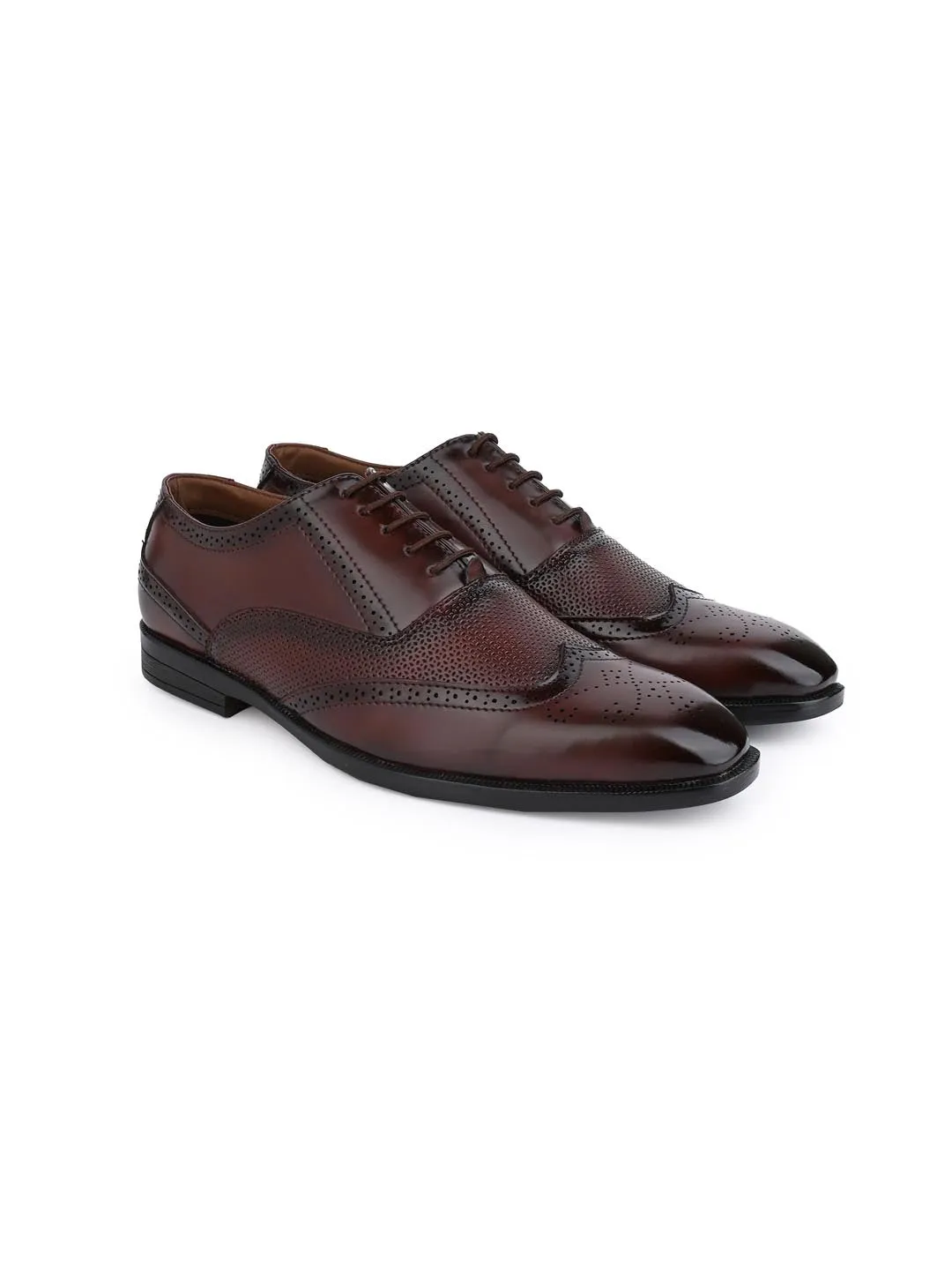 Alberto Torresi Brown Formal 594 Brogue Shoes