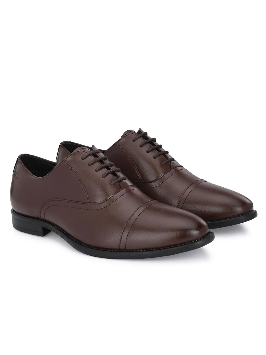 Alberto Torresi Brown Synthetic formal Shoes