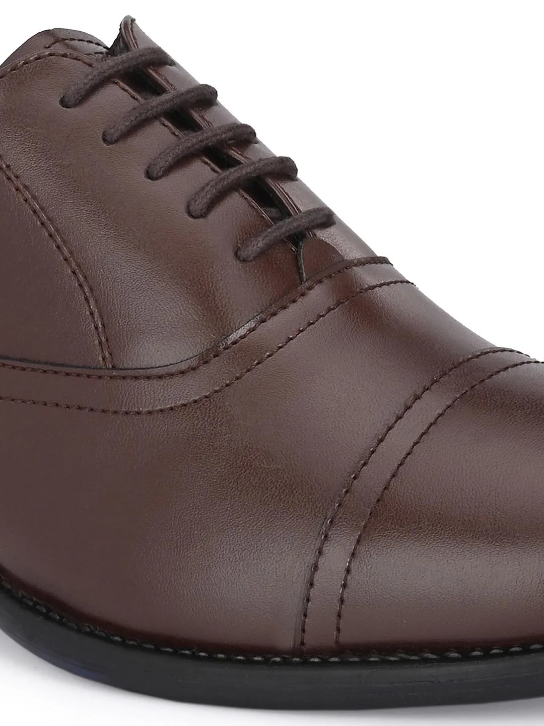 Alberto Torresi Brown Synthetic formal Shoes