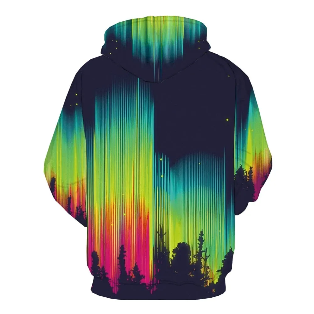 Anime Flame  3d Colorful Casual Long Sleeve   Hoodies