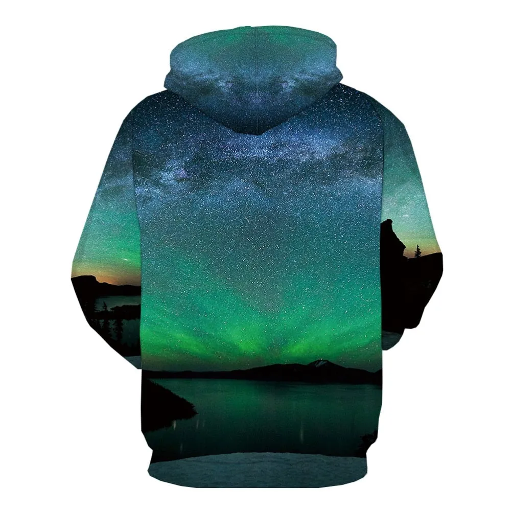 Anime Flame  3d Colorful Casual Long Sleeve   Hoodies