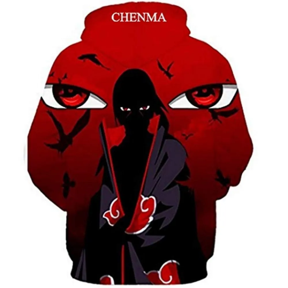 Anime Naruto 3D Hoodies Streetwear Sweatshirt Casual Hoody Men Women 3D Pullover Harajuku Tracksuit Male Hip Hop Hooded DropShip