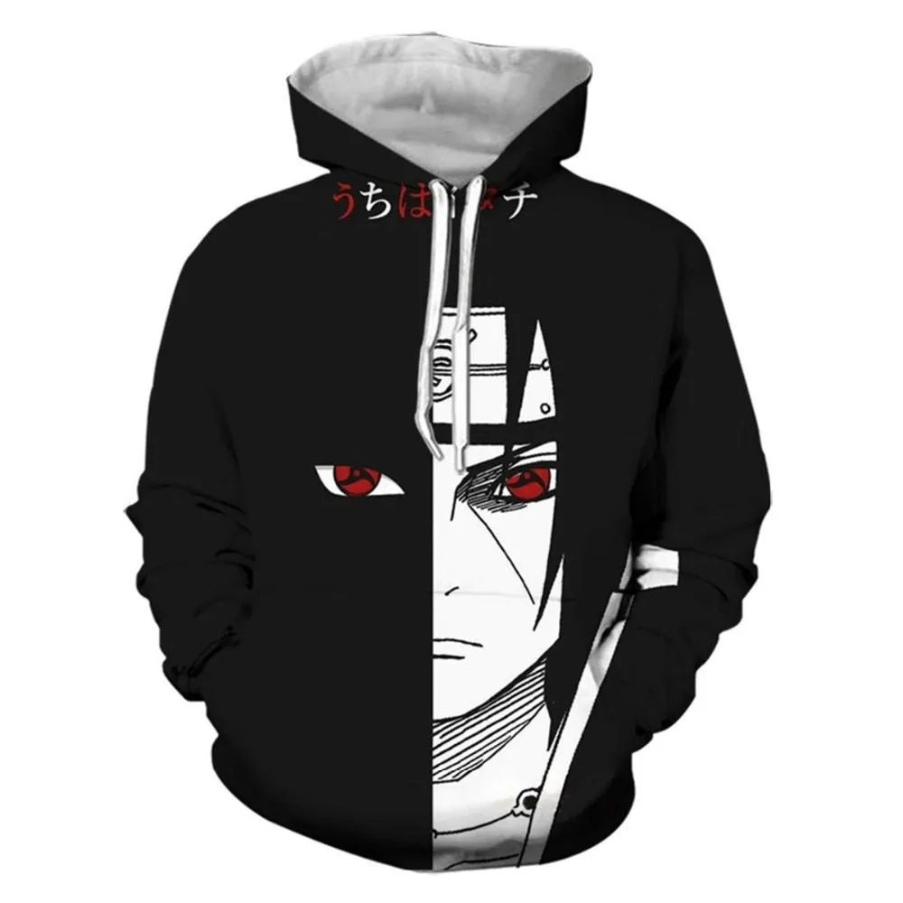 Anime Naruto 3D Hoodies Streetwear Sweatshirt Casual Hoody Men Women 3D Pullover Harajuku Tracksuit Male Hip Hop Hooded DropShip