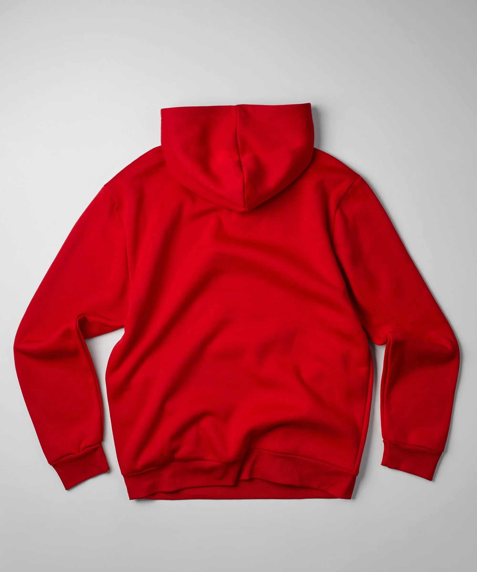 Anti Social Cherub Graphic Print Hoodie - Red