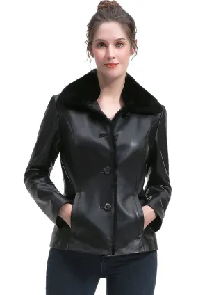 BGSD Women Grace Lambskin Leather Jacket