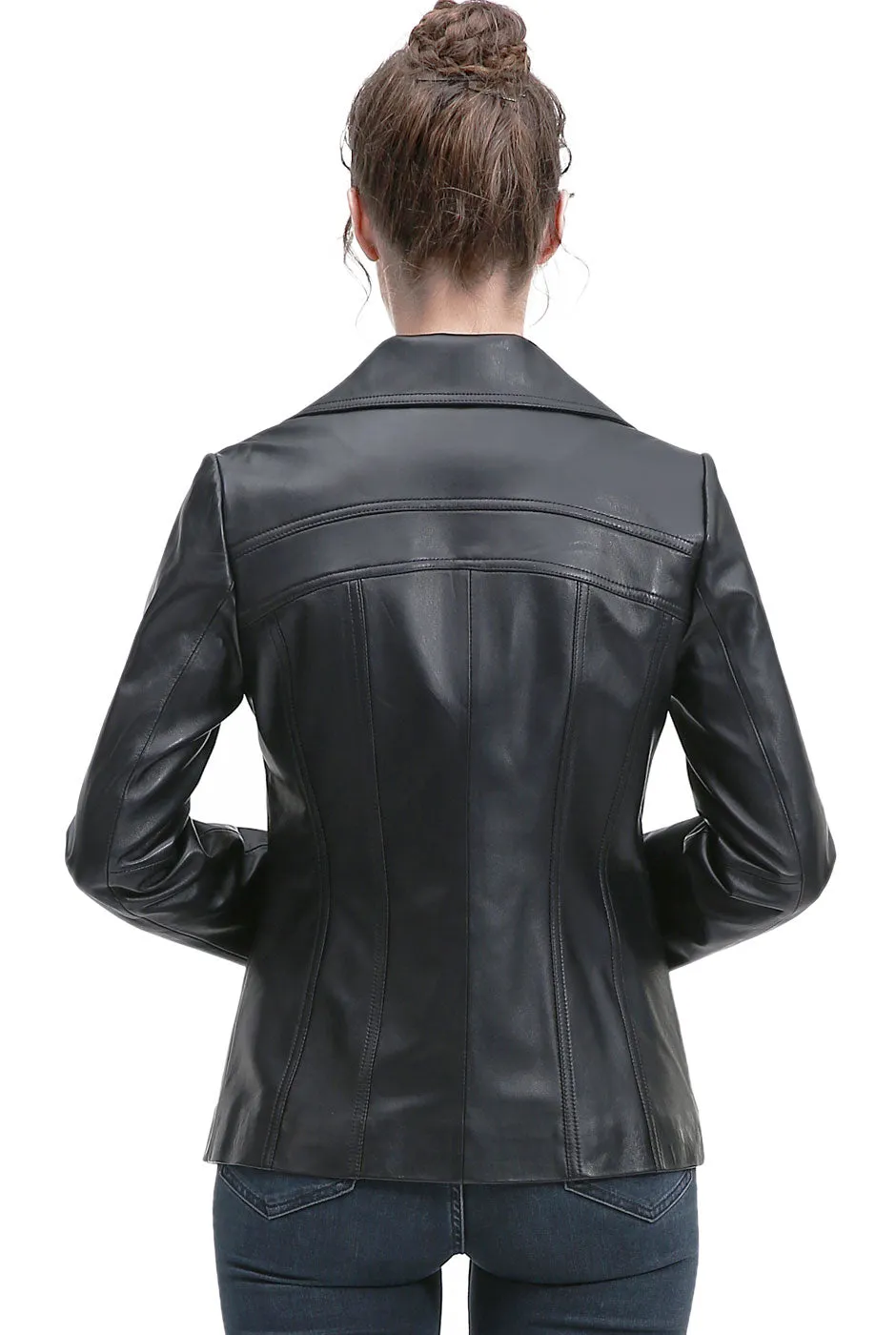 BGSD Women Joyce Lambskin Leather Jacket