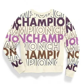 Big Block Text Sweatshirt Women