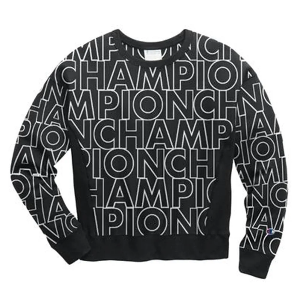 Big Block Text Sweatshirt Women