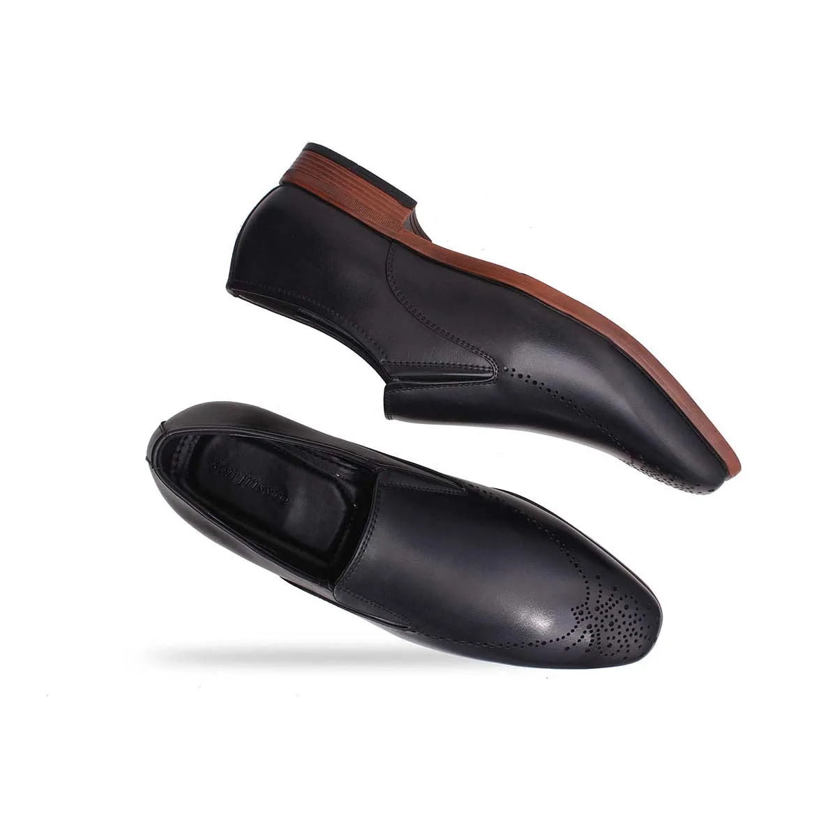 Black Formal Slip-Ons