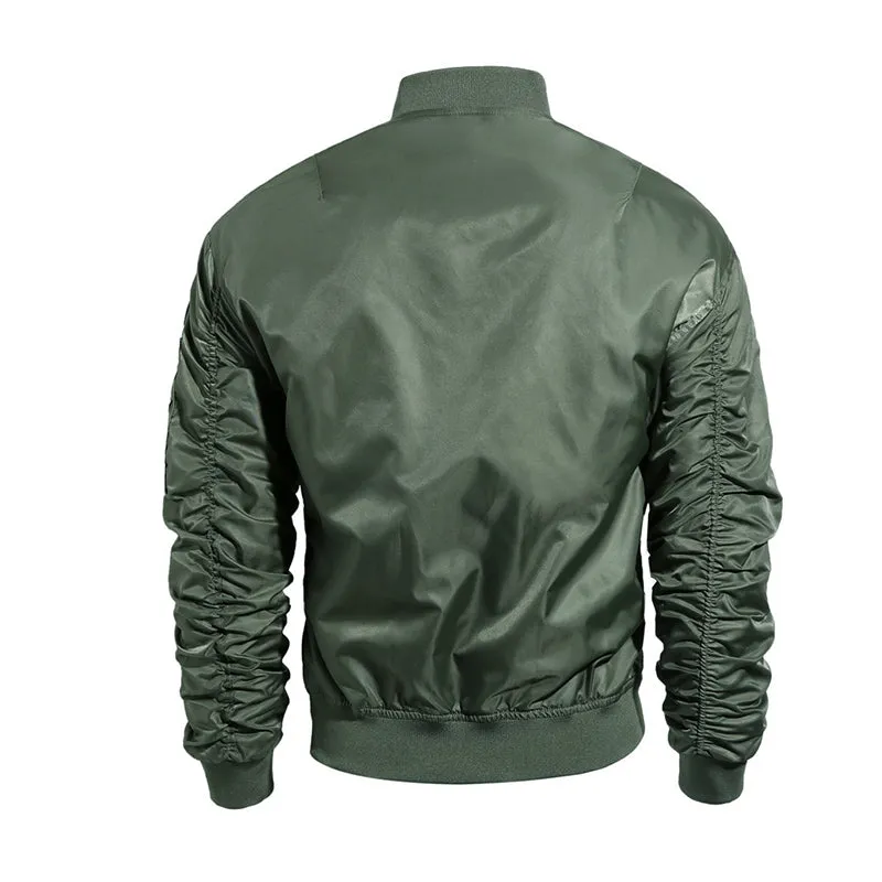 Bomber Flight Jacket Windbreak Military Pilot Jacket For Men