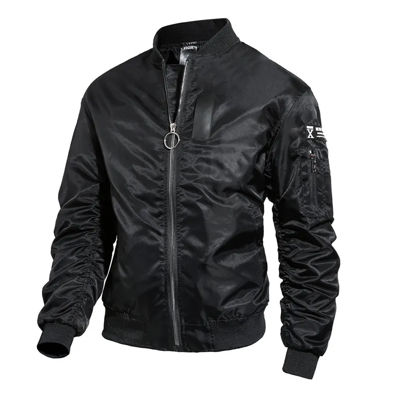 Bomber Flight Jacket Windbreak Military Pilot Jacket For Men