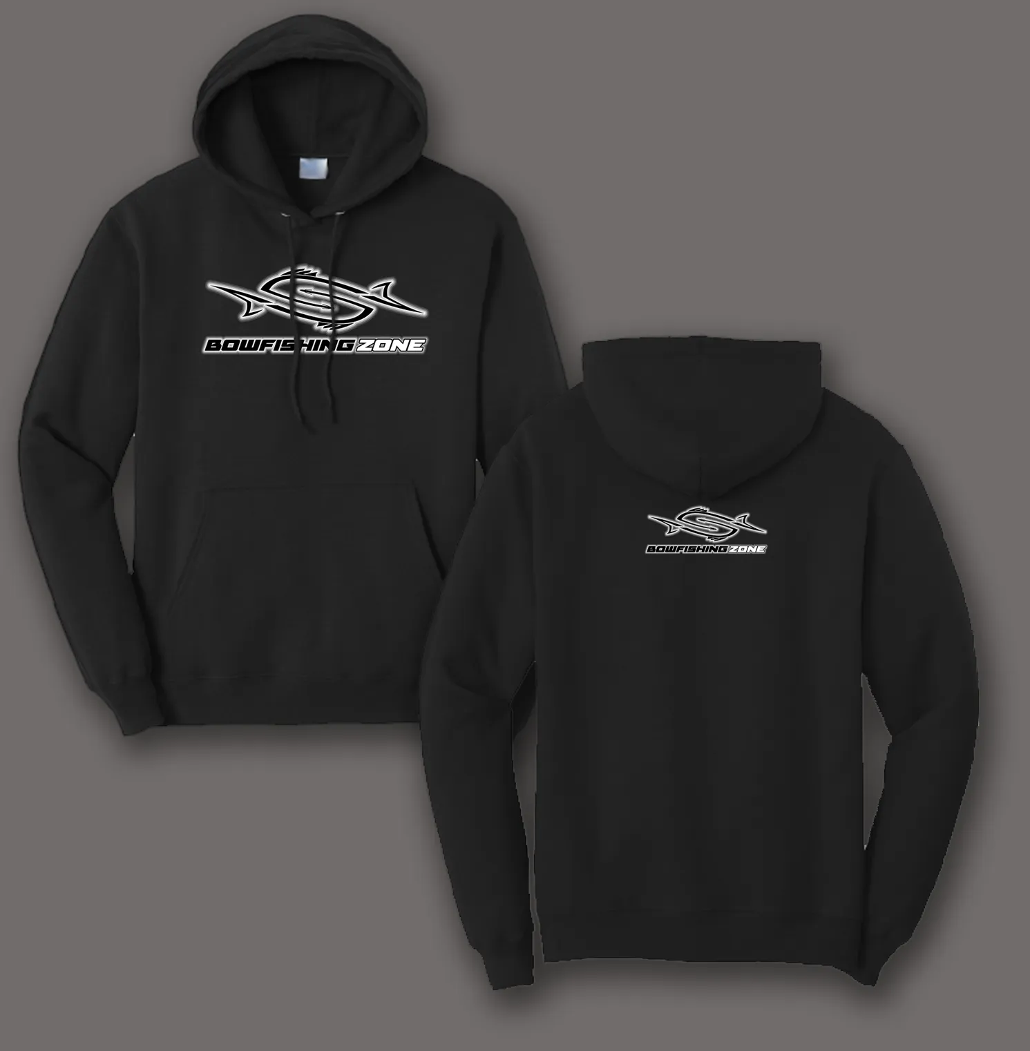 Bowfishing Zone Fish Revamp - Black Garments T-Shirts & Hoodies