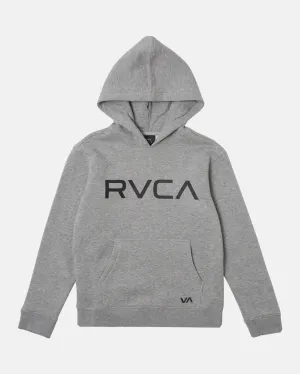 Boys Big RVCA Hoodie - Heather Grey