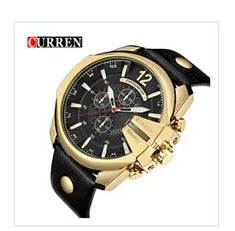 Brand Luxury Mens Wristwatch Leather Military Waterproof