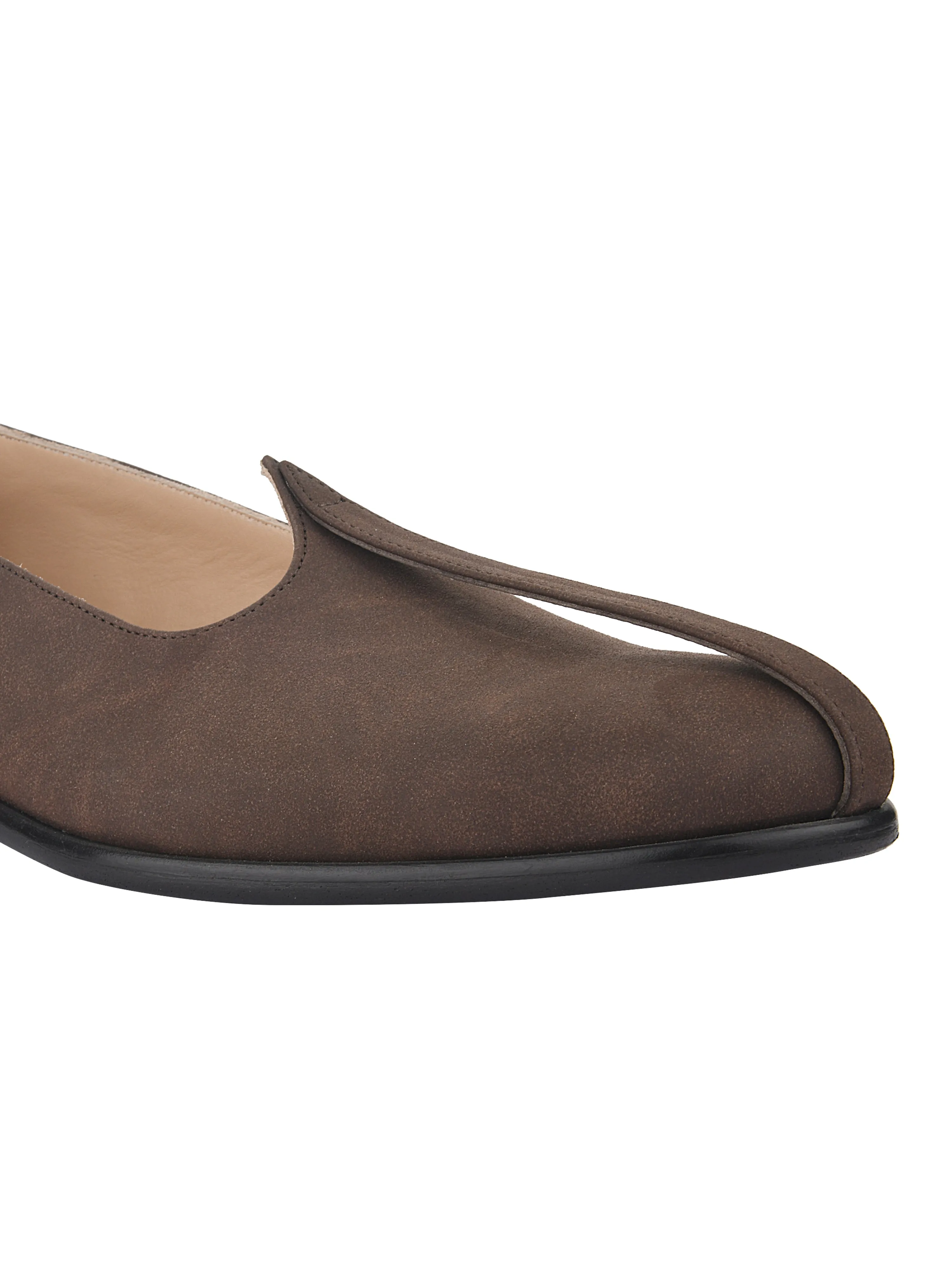 Brown Suede Mojri For Men