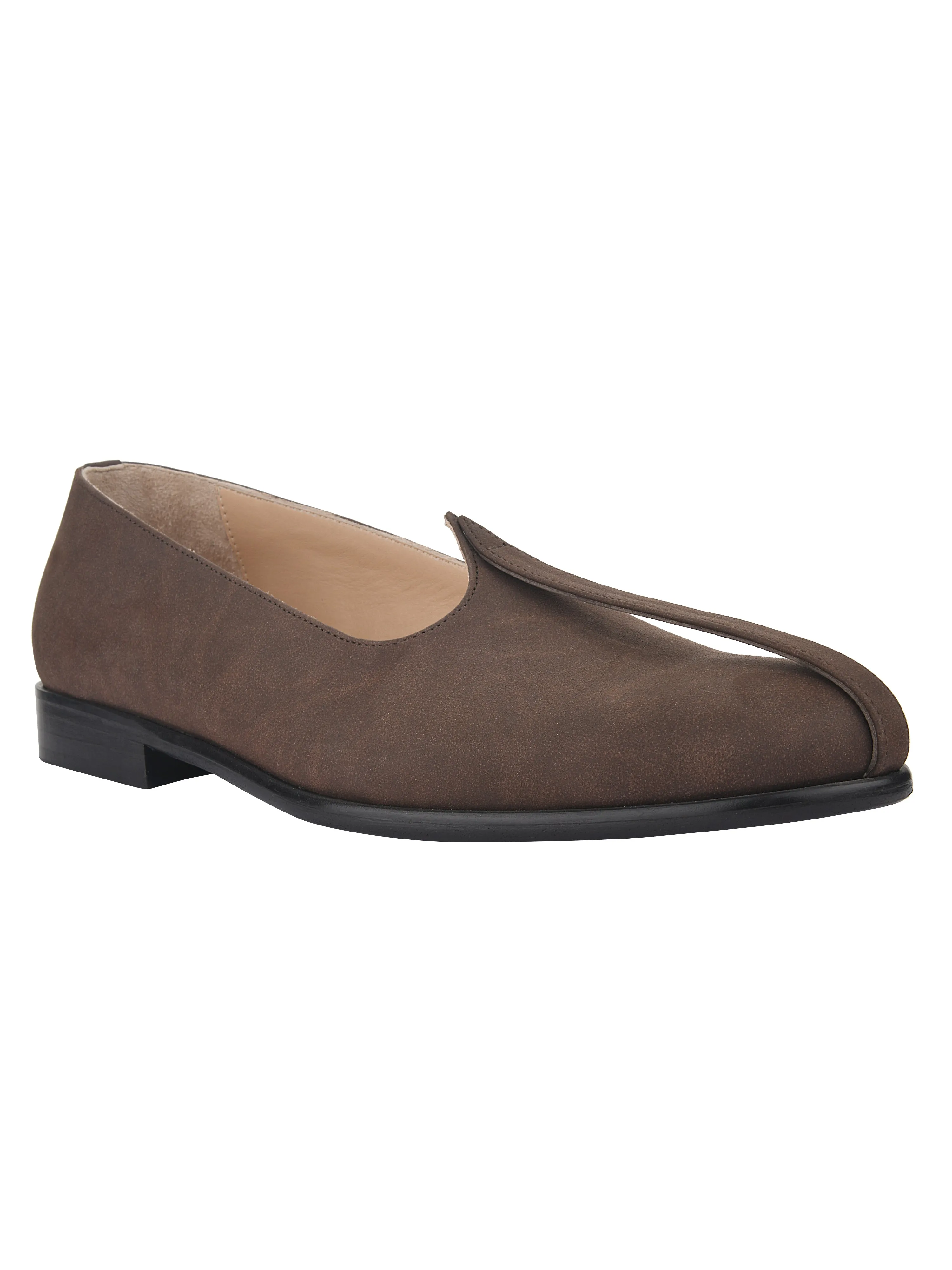 Brown Suede Mojri For Men