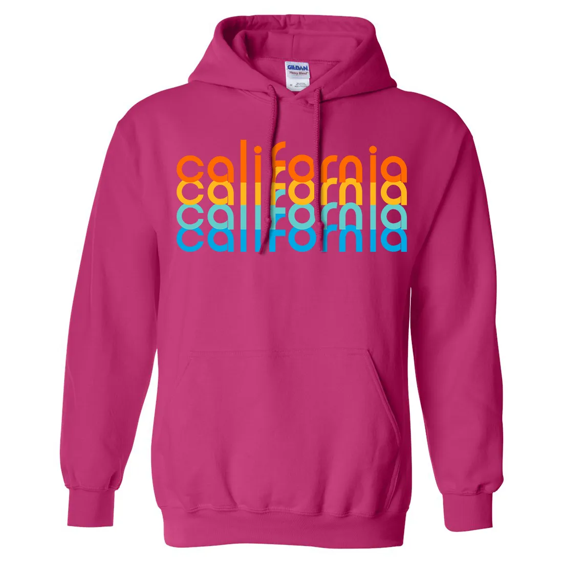 California Rainbow Stack Sweatshirt Hoodie