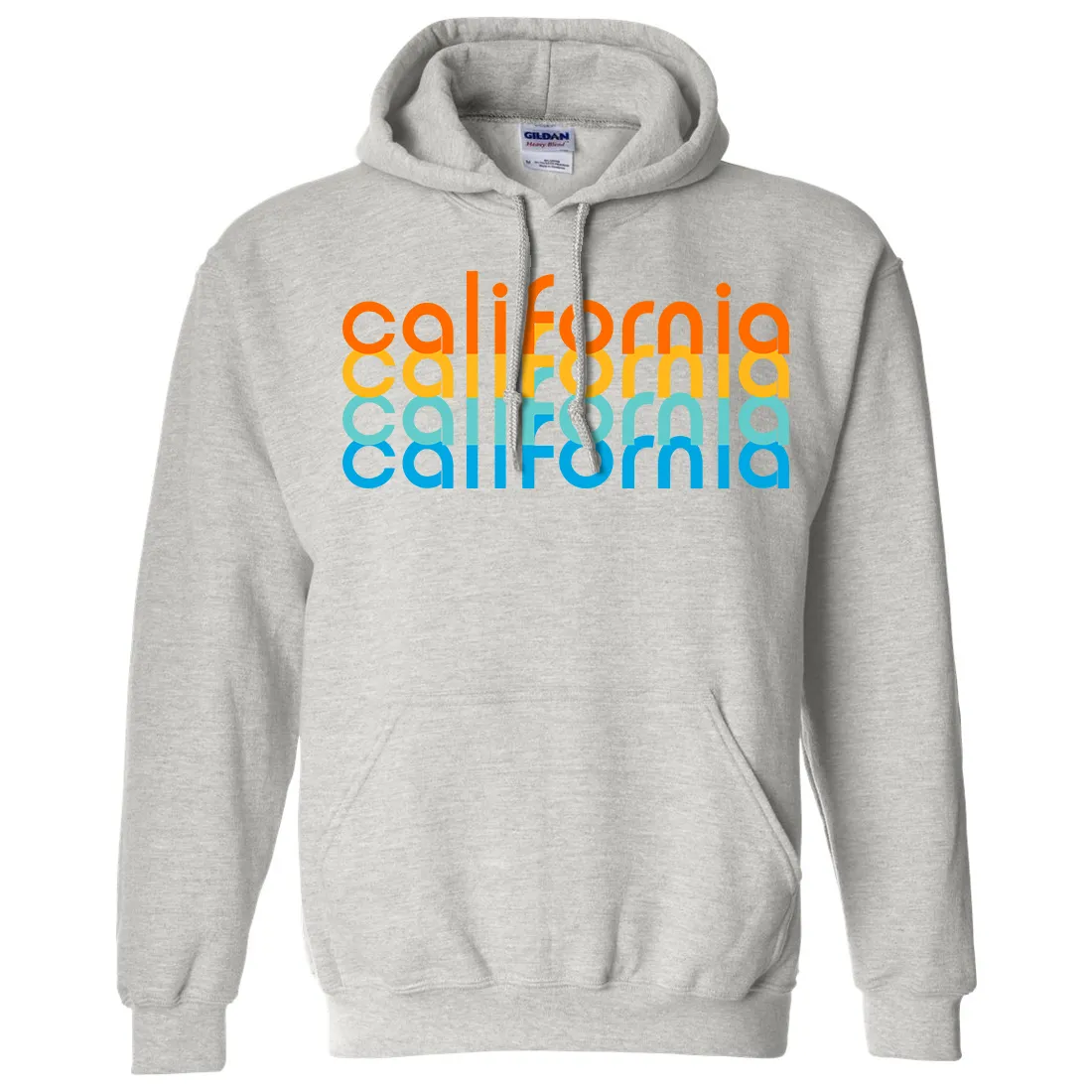 California Rainbow Stack Sweatshirt Hoodie