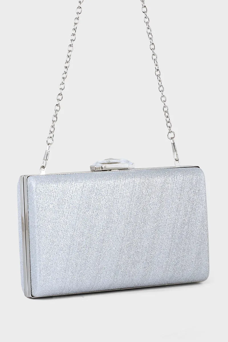 Casual Clutch B20763-Silver