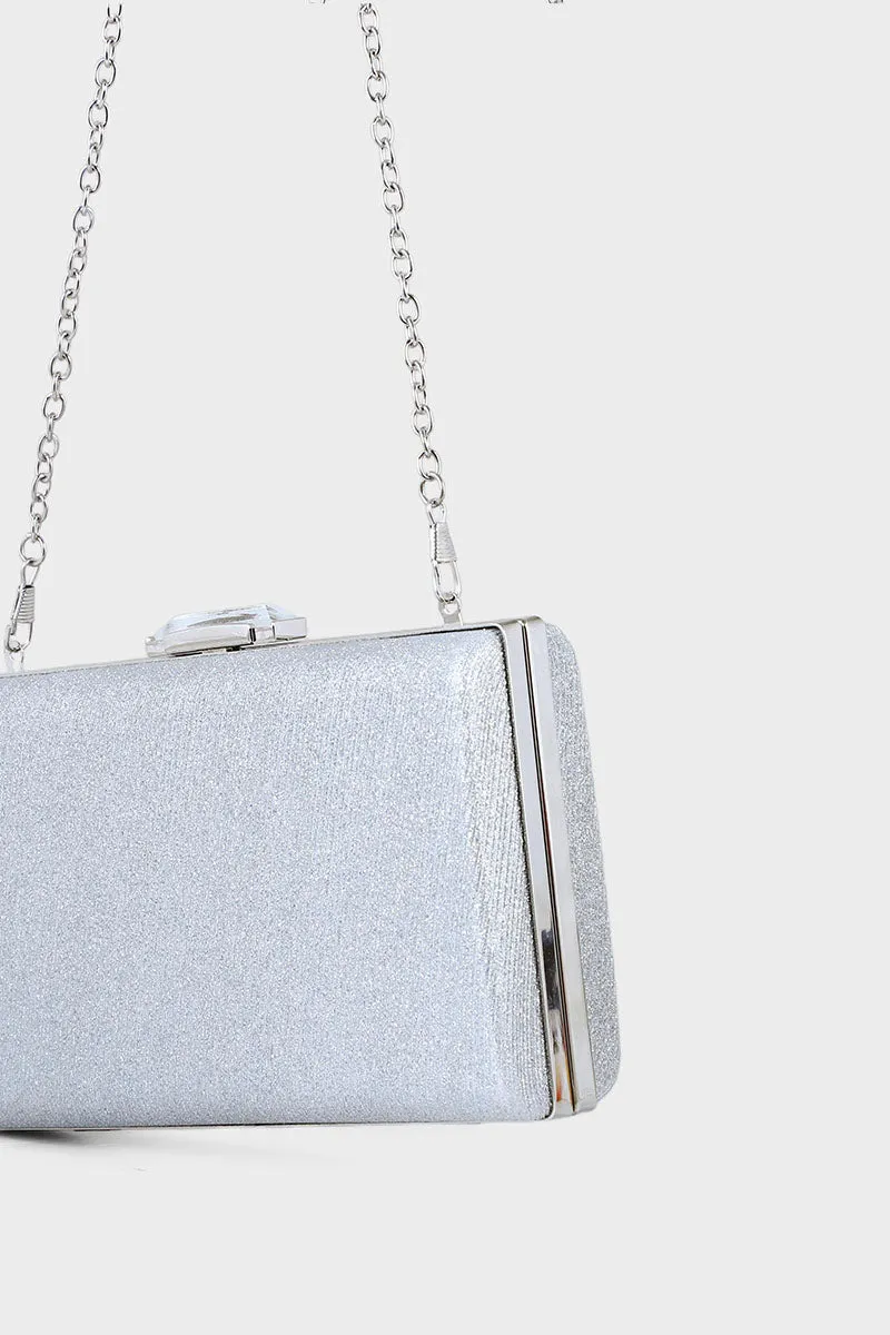 Casual Clutch B20763-Silver