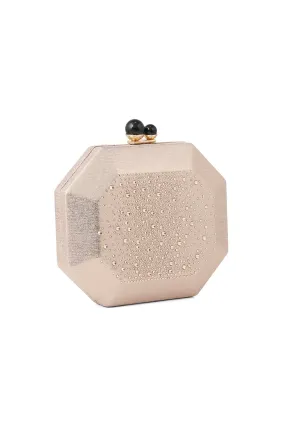 Casual Clutch B21550-Champagne