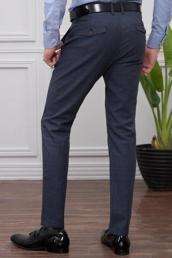 CASUAL PANT CROSS POCKET BLUISH GREY