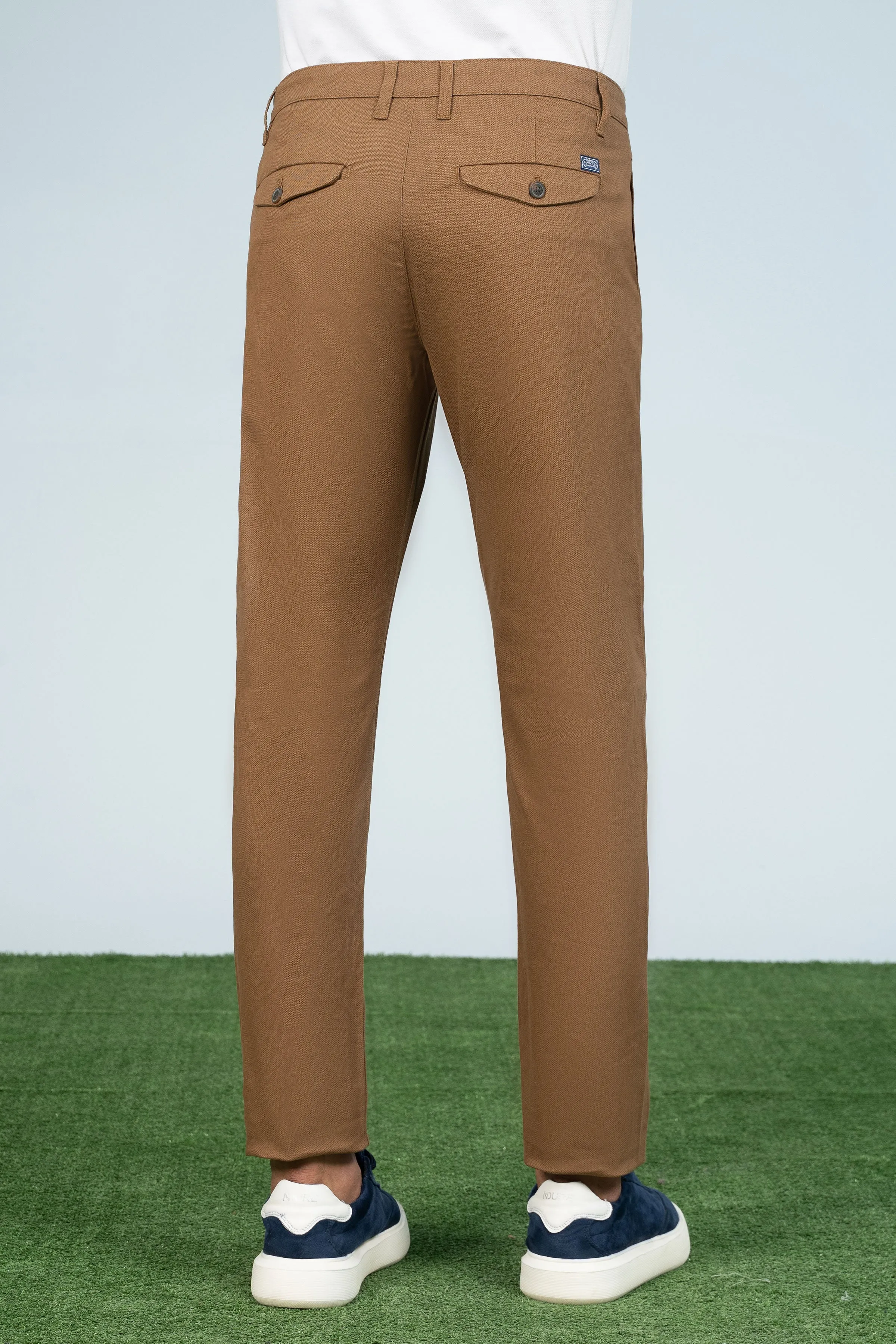 CASUAL PANT CROSS POCKET CAMEL