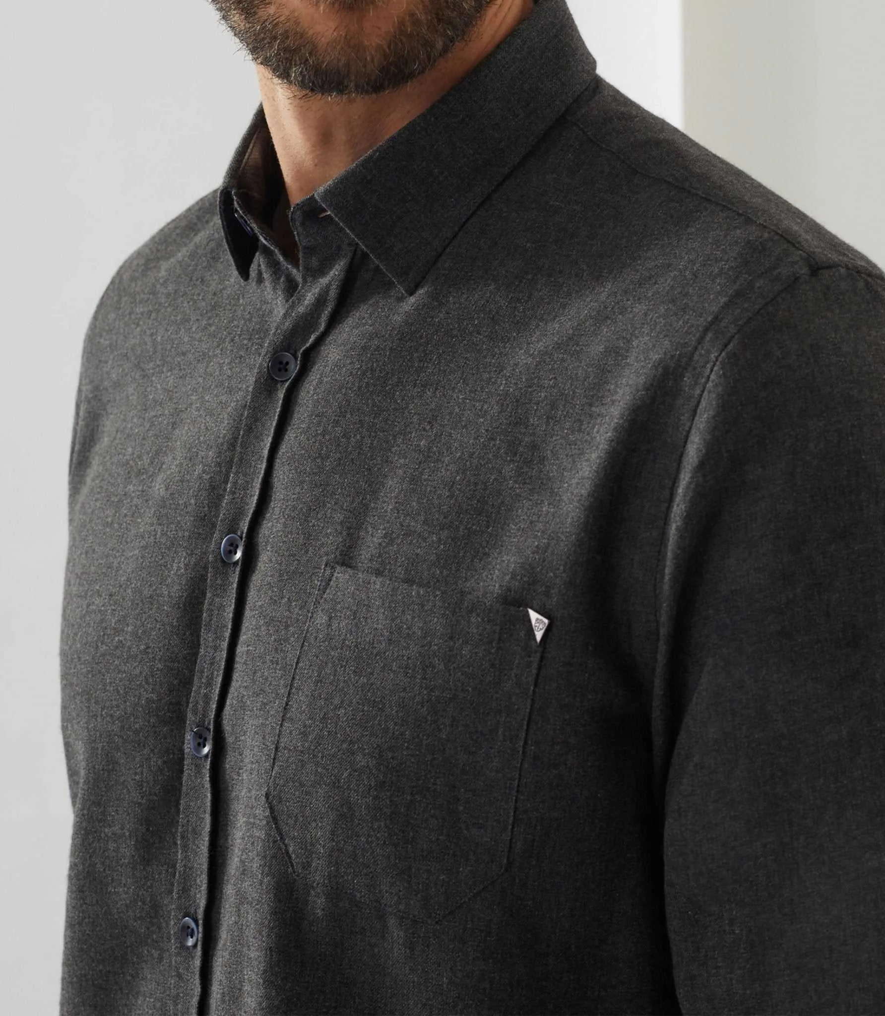 Chemise casual anthracite "Arthur"