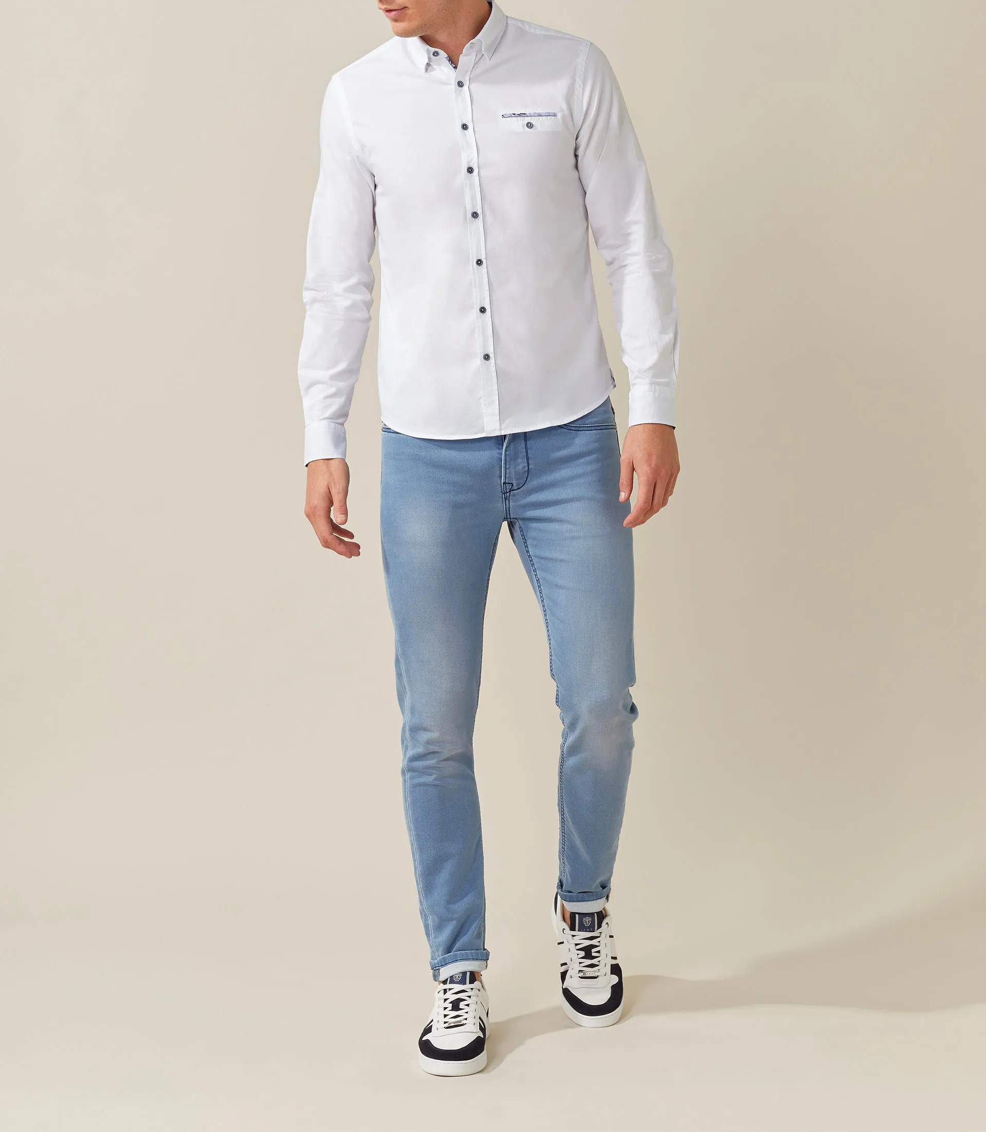 Chemise casual coton blanc "Sephoever"