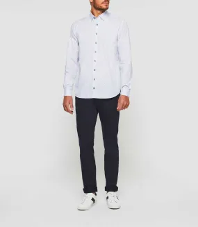 Chemise casual marine et blanche "Kelly"