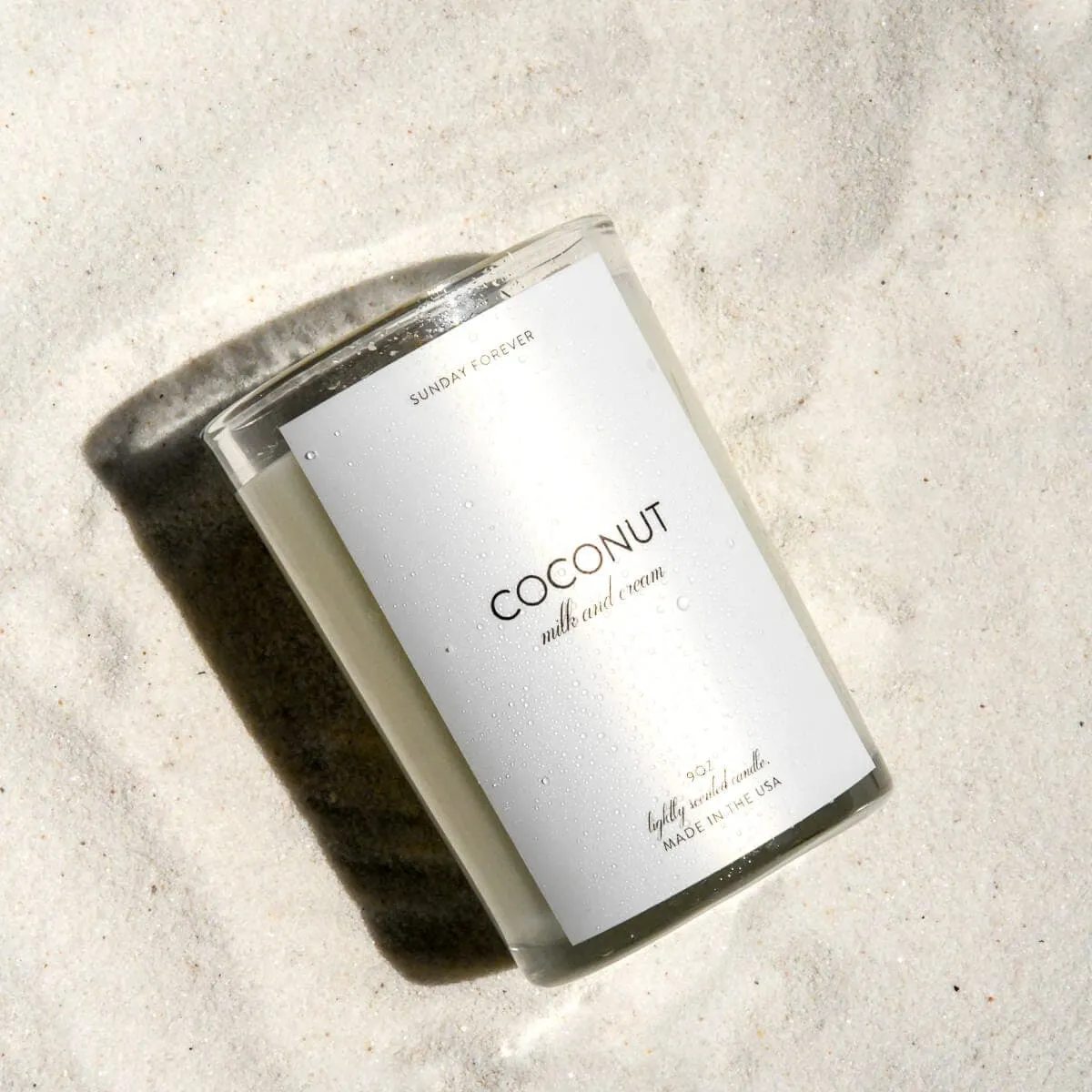 Coconut Luxury Candle with Milk and Cream