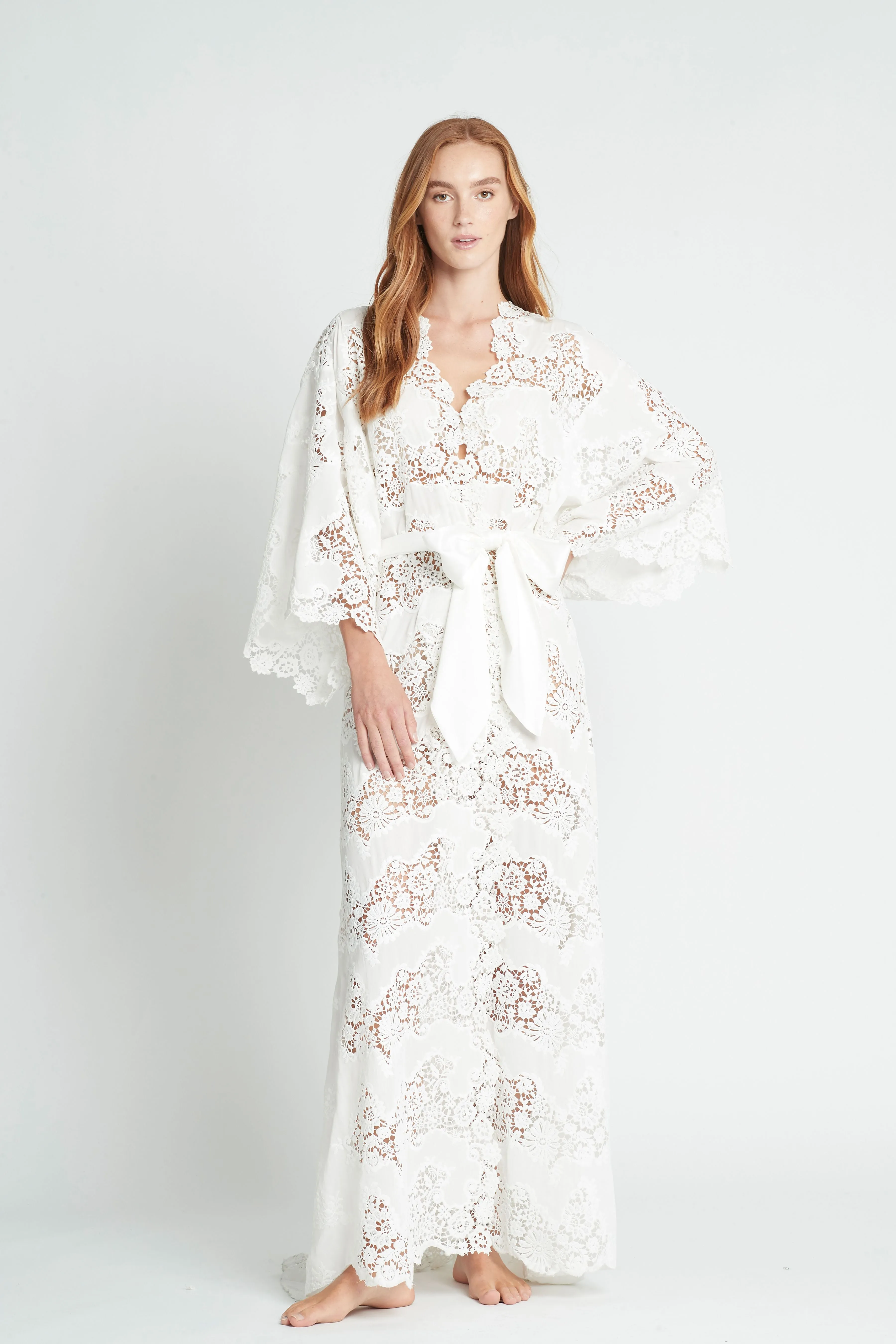 Couture Luxury Robe Collection: Indiana Lace Robe