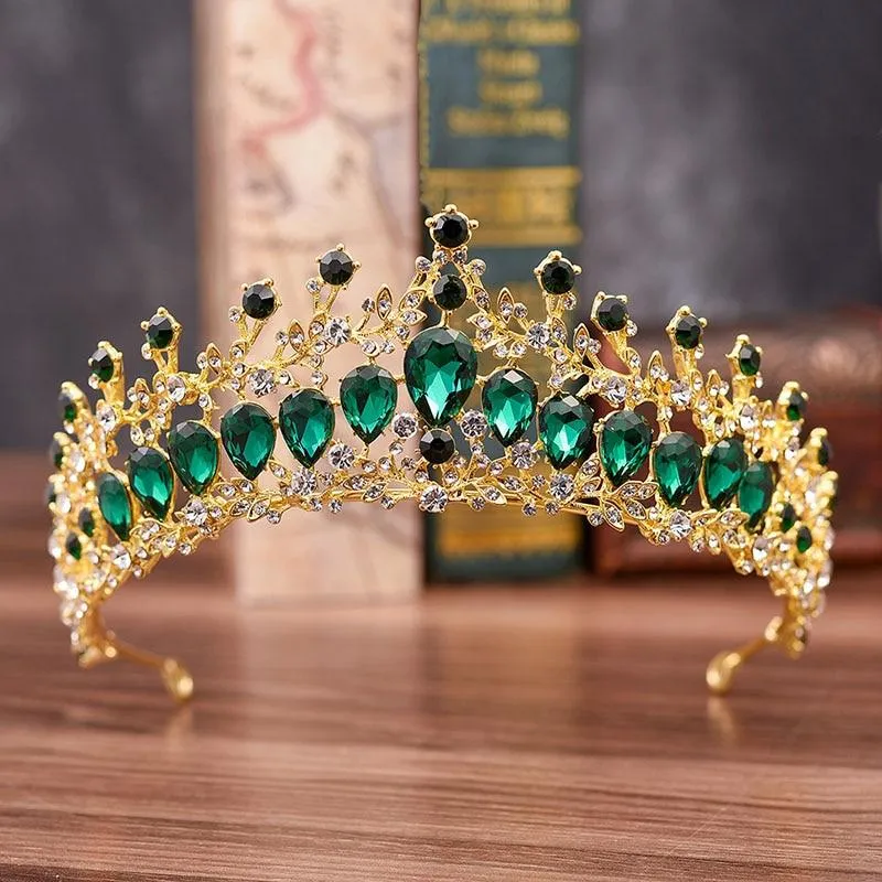 Crystal Baroque Luxury Wedding & Prom Queen Crown