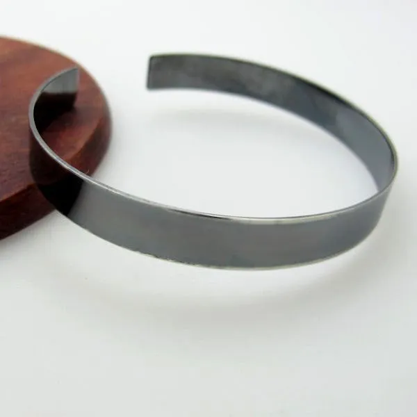 Custom Black Cuff Bracelet for Men