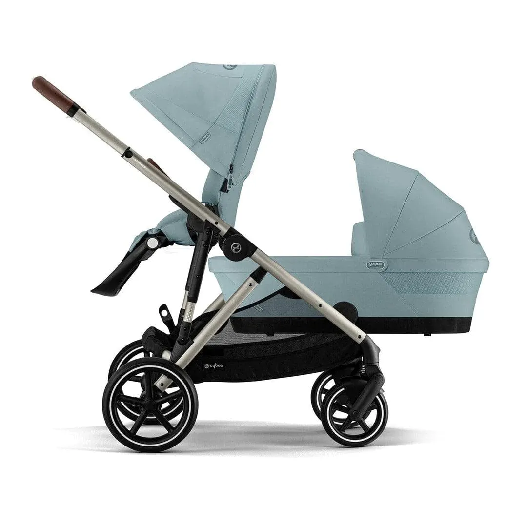 Cybex Gazelle S Luxury Bundle - Taupe / Sky Blue