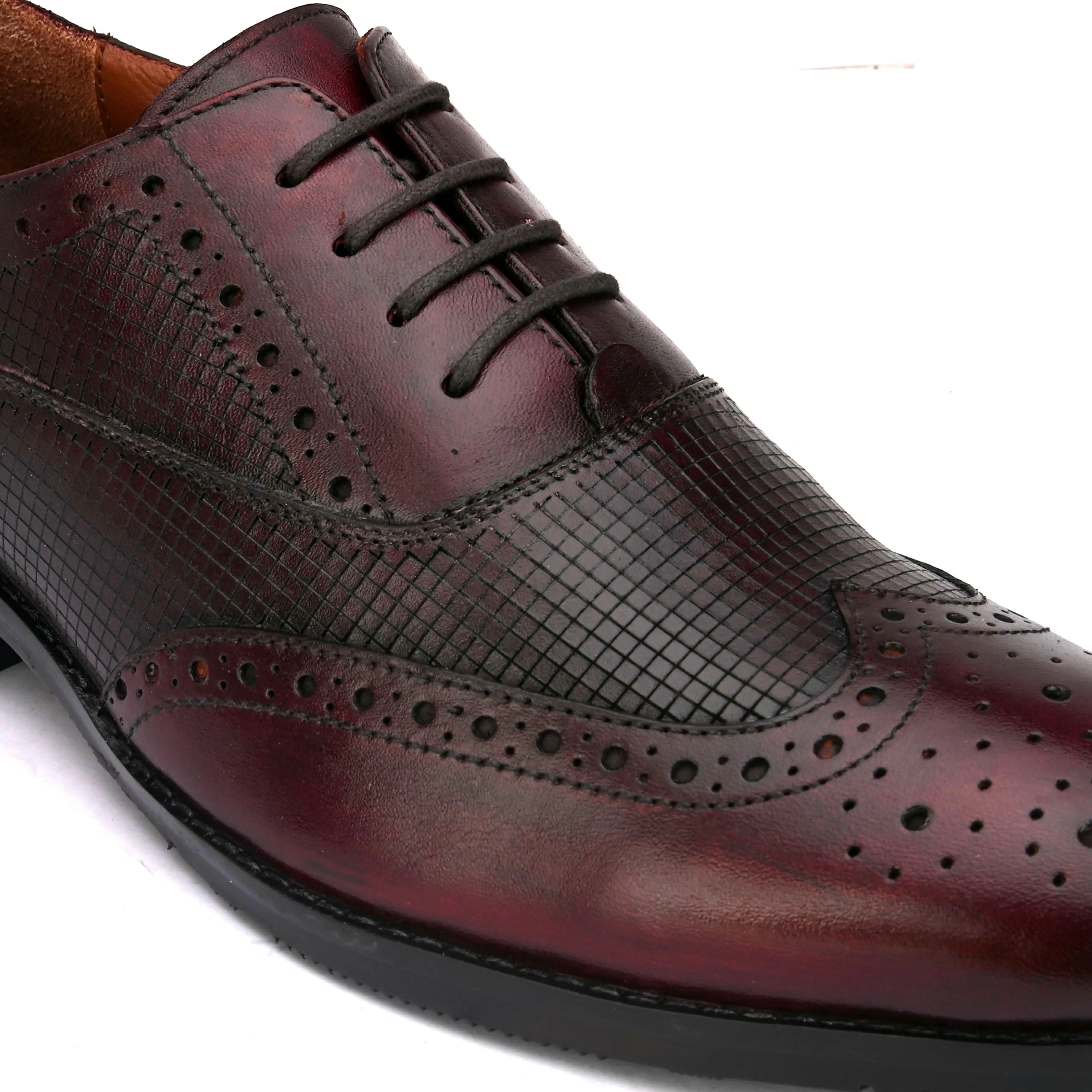 Delmar Cherry Formal Brogues