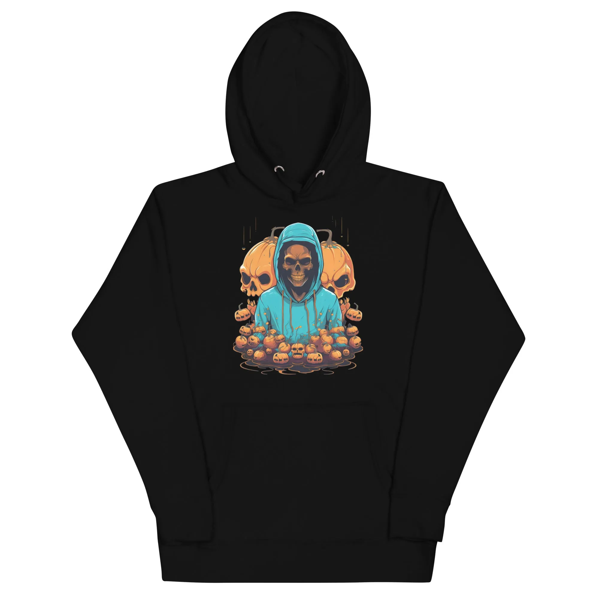 Embrace the Eerie with Halloween Skeleton Man Hoodies 001