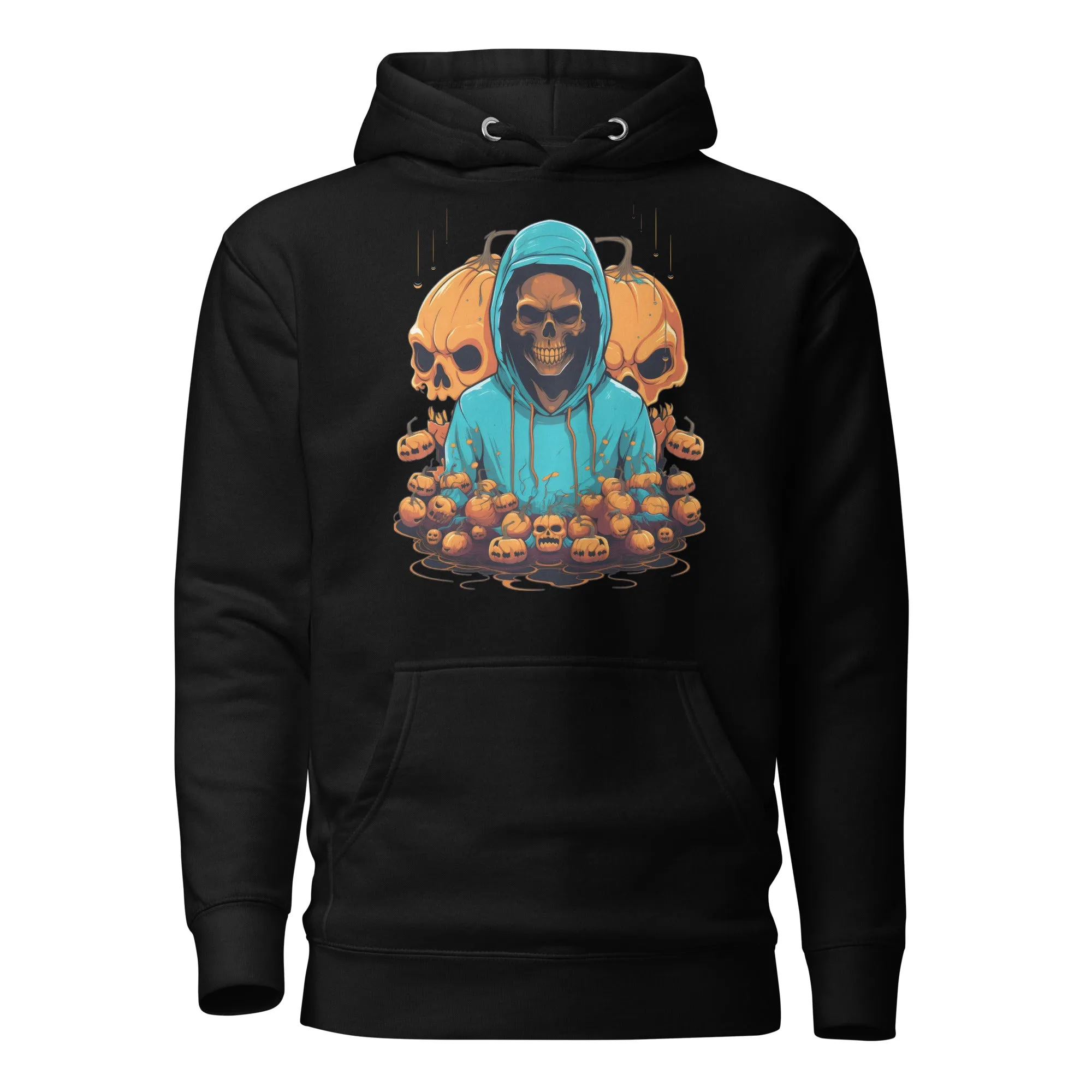 Embrace the Eerie with Halloween Skeleton Man Hoodies 001