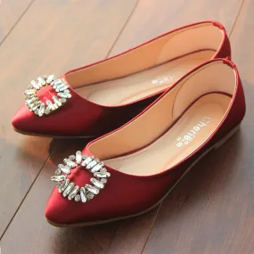 Fancy Maroon Pumps for women