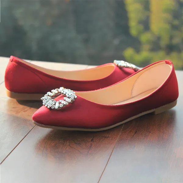 Fancy Maroon Pumps for women