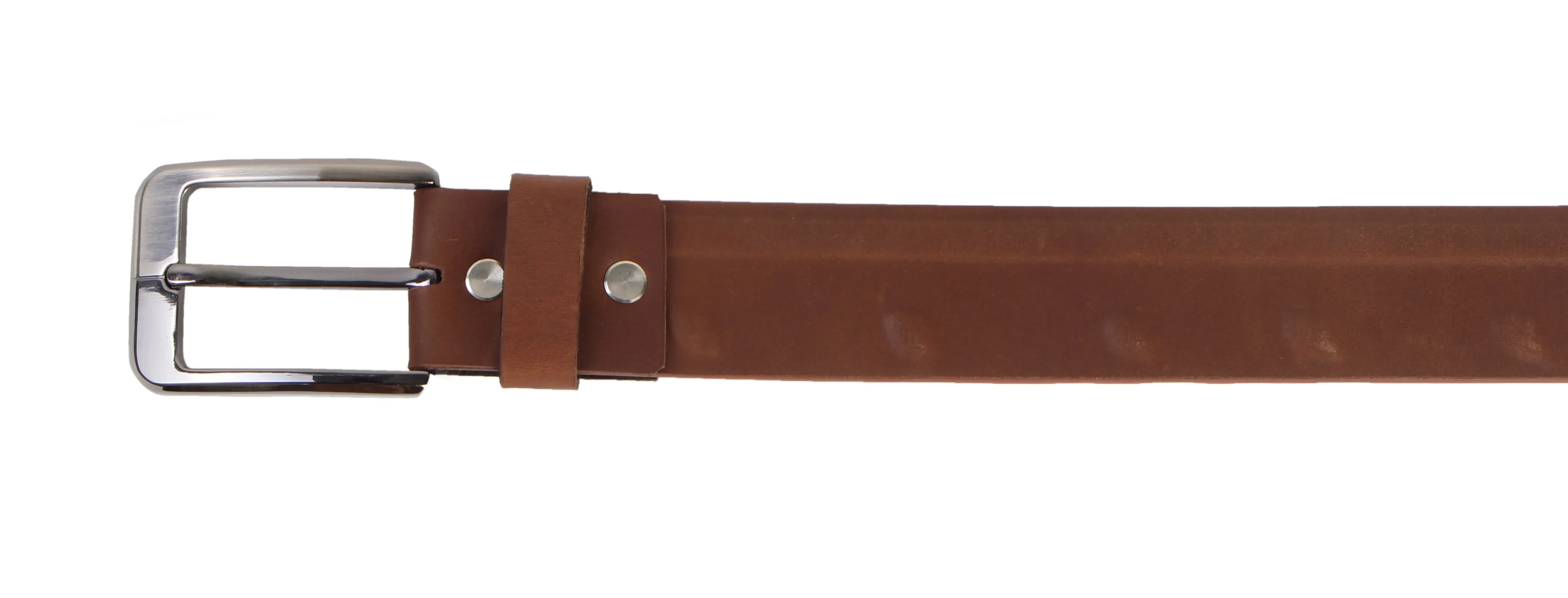 Formal Oillpullup Rib & Emboss Leather Mens belt