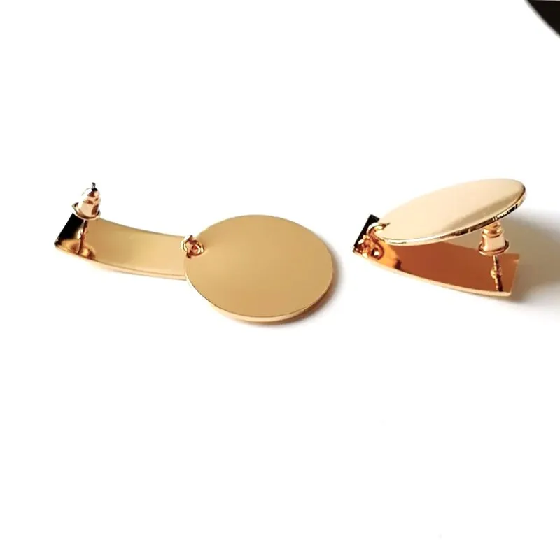 Geometric Gold Classic Women Earrings